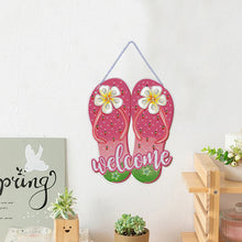 Load image into Gallery viewer, Acrylic Summer Vibe 5D DIY Diamond Painting Dots Pendant for Garden Window Decor
