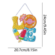 Load image into Gallery viewer, Acrylic Summer Vibe 5D DIY Diamond Painting Dots Pendant for Garden Window Decor
