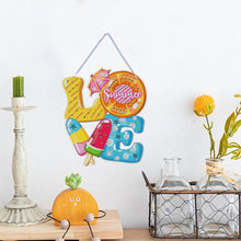 Load image into Gallery viewer, Acrylic Summer Vibe 5D DIY Diamond Painting Dots Pendant for Garden Window Decor
