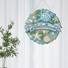 Load image into Gallery viewer, Acrylic Summer Vibe 5D DIY Diamond Painting Dots Pendant for Garden Window Decor
