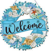 Load image into Gallery viewer, Acrylic Summer Vibe 5D DIY Diamond Painting Dots Pendant for Garden Window Decor
