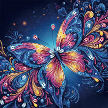 Load image into Gallery viewer, Diamond Painting - Partial Special Shaped - Butterfly (30*30CM)

