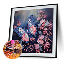 Load image into Gallery viewer, Diamond Painting - Partial Special Shaped - Butterfly (30*30CM)
