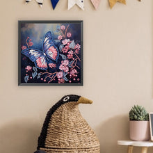 Load image into Gallery viewer, Diamond Painting - Partial Special Shaped - Butterfly (30*30CM)
