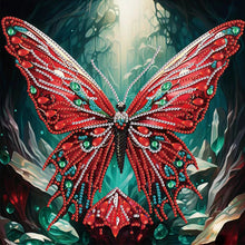 Load image into Gallery viewer, Diamond Painting - Partial Special Shaped - Butterfly (30*30CM)
