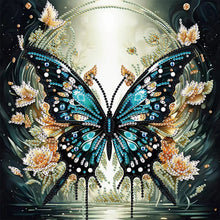 Load image into Gallery viewer, Diamond Painting - Partial Special Shaped - Butterfly (30*30CM)
