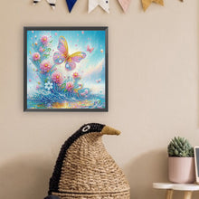 Load image into Gallery viewer, Diamond Painting - Partial Special Shaped - Butterfly (30*30CM)
