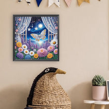 Load image into Gallery viewer, Diamond Painting - Partial Special Shaped - Butterfly (30*30CM)
