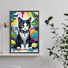 Load image into Gallery viewer, Diamond Painting - Full Round - fruit cat (40*60CM)
