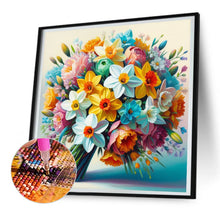 Load image into Gallery viewer, Diamond Painting - Full Round - a bouquet of blooming flowers (30*30CM)
