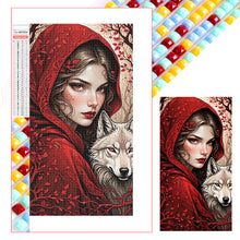 Load image into Gallery viewer, Diamond Painting - Full Square - woman in red (40*75CM)
