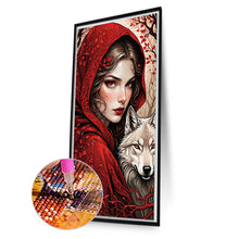 Load image into Gallery viewer, Diamond Painting - Full Square - woman in red (40*75CM)
