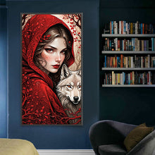 Load image into Gallery viewer, Diamond Painting - Full Square - woman in red (40*75CM)
