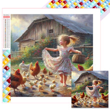 Load image into Gallery viewer, Diamond Painting - Full Square - little girl (30*30CM)
