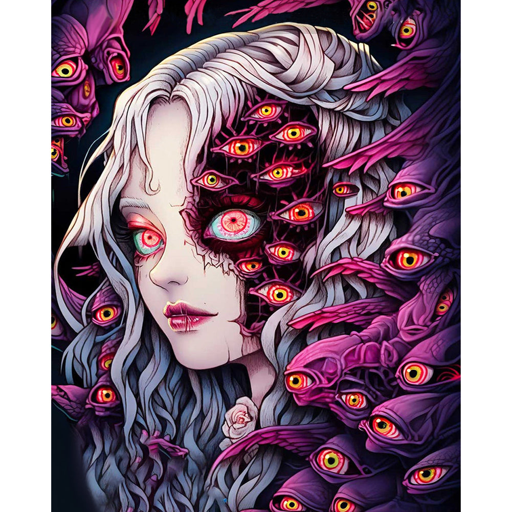 Diamond Painting - Full Round - girl (40*50CM)