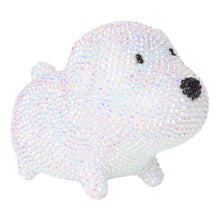 Load image into Gallery viewer, White Puppy Diamond Painting Night Light Diamond Painting Bedside Lamp
