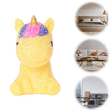 Load image into Gallery viewer, Pony Diamond Painting Night Light Diamond Painting Bedside Lamp for Kids Gift
