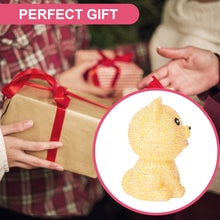 Load image into Gallery viewer, Yellow Dog Diamond Painting Night Light Diamond Painting Bedside Lamp
