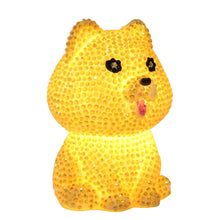 Load image into Gallery viewer, Yellow Dog Diamond Painting Night Light Diamond Painting Bedside Lamp
