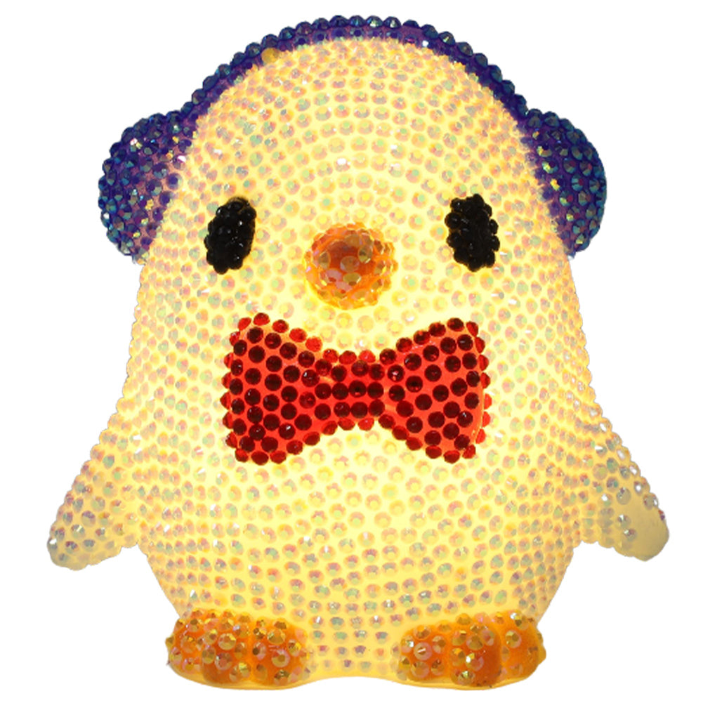 Penguin Diamond Painting Night Light Diamond Painting Bedside Lamp for Kid Gif