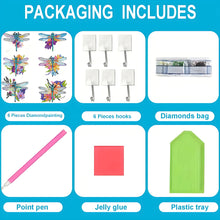 Load image into Gallery viewer, 6Pcs Diamond Painting Hooks Aniaml Diamond Art Craft Wall Hooks DIY Crafts Decor
