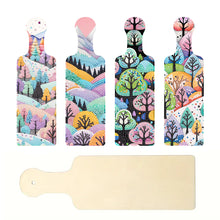 Load image into Gallery viewer, 4Pcs Flower Series Diamond Decorative Serving Tray for Desk Coffee Table
