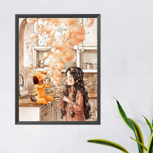 Load image into Gallery viewer, Diamond Painting - Full Round - little girl (40*50CM)
