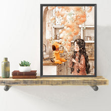 Load image into Gallery viewer, Diamond Painting - Full Round - little girl (40*50CM)
