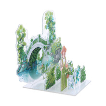 Load image into Gallery viewer, Acrylic Arch Bridge Pond Desktop Diamond Art Kits for Home Office Decor
