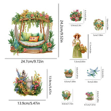 Load image into Gallery viewer, Acrylic Garden Rocking Chair Desktop Diamond Art Kits for Home Office Decor
