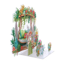 Load image into Gallery viewer, Acrylic Garden Rocking Chair Desktop Diamond Art Kits for Home Office Decor
