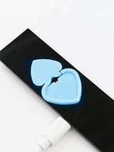 Load image into Gallery viewer, Heart Shaped Dustproof Diamond Painting Push Button Switch Cover for Light Table
