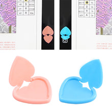 Load image into Gallery viewer, Heart Shaped Dustproof Diamond Painting Push Button Switch Cover for Light Table
