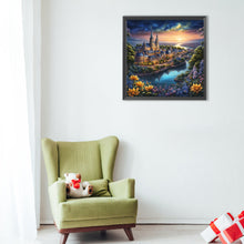 Load image into Gallery viewer, Diamond Painting - Full Round - Classical landscape castle (40*40CM)
