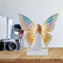 Load image into Gallery viewer, Acrylic Special Shape Butterfly Desktop Diamond Art Kits for Home Office Decor
