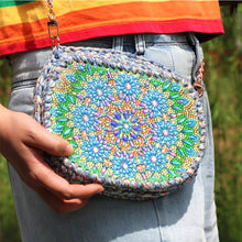 Load image into Gallery viewer, Partial Special Shaped Owl Mandala 5D Diamond Handmade Knitting Bag Daily Purse
