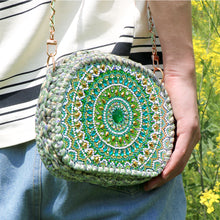 Load image into Gallery viewer, Partial Special Shaped Owl Mandala 5D Diamond Handmade Knitting Bag Daily Purse
