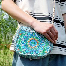 Load image into Gallery viewer, Partial Special Shaped Owl Mandala 5D Diamond Handmade Knitting Bag Daily Purse
