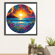 Load image into Gallery viewer, Diamond Painting - Full Round - color seaside landscape (30*30CM)
