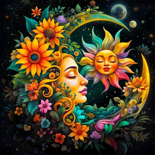 Diamond Painting - Full Round - color moon goddess (30*30CM)