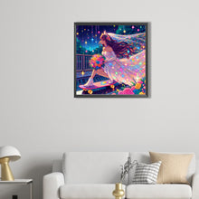 Load image into Gallery viewer, AB Diamond Painting - Full Round - bride on skateboard (40*40CM)
