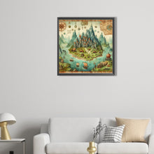 Load image into Gallery viewer, AB Diamond Painting - Full Round - mountain island (40*40CM)
