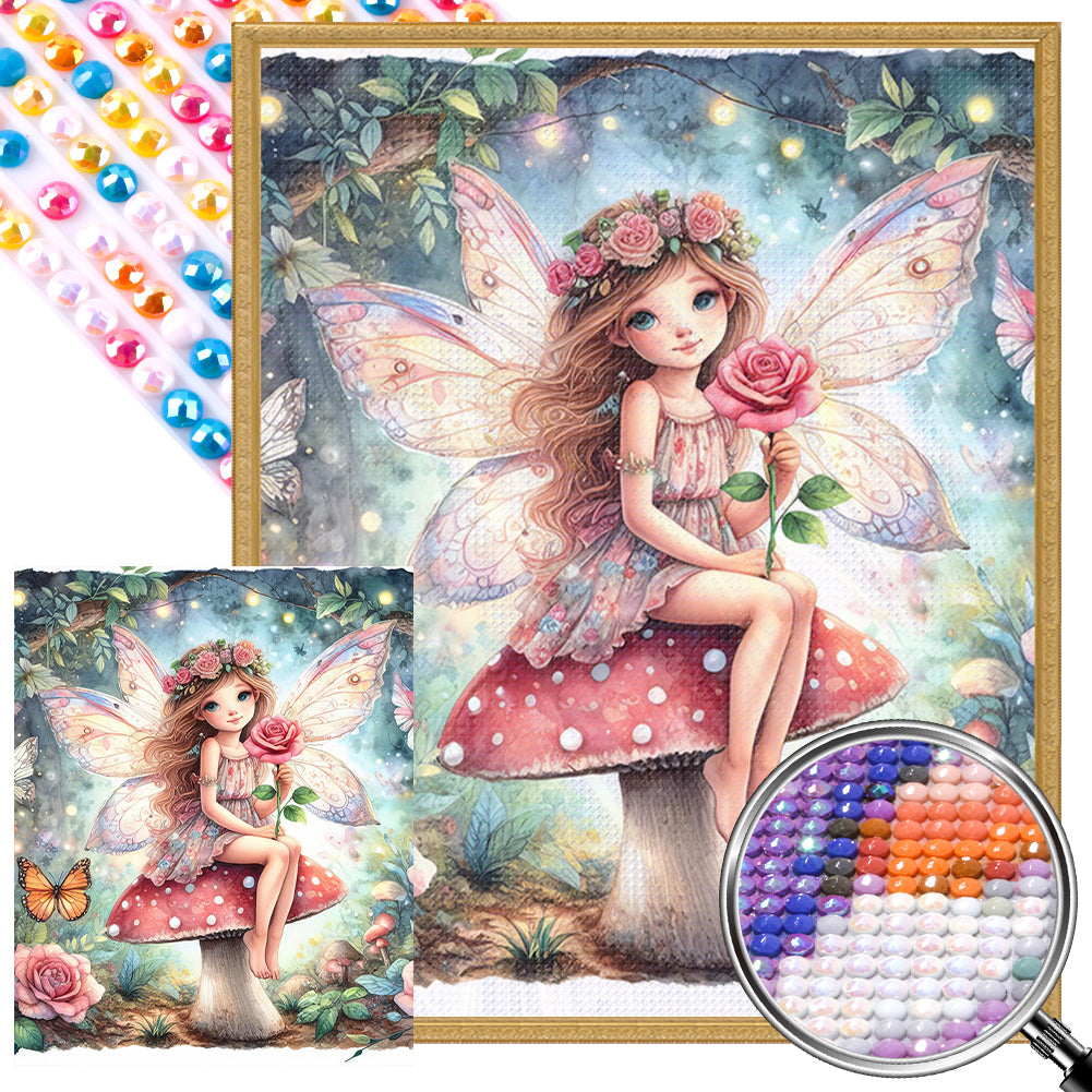 AB Diamond Painting - Full Round - elf girl (40*50CM)
