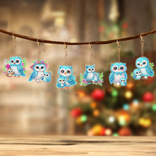 Load image into Gallery viewer, 6Pcs Double Sided Special Shaped Cartoon Diamond Painting Keychain for Beginners
