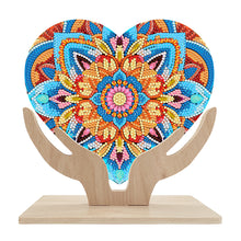 Load image into Gallery viewer, Wooden Flower Diamond Painting Desktop Decorations Butterfly Bedroom Table Decor
