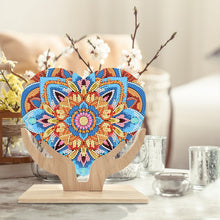 Load image into Gallery viewer, Wooden Flower Diamond Painting Desktop Decorations Butterfly Bedroom Table Decor
