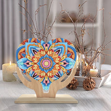 Load image into Gallery viewer, Wooden Flower Diamond Painting Desktop Decorations Butterfly Bedroom Table Decor
