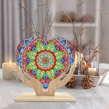 Load image into Gallery viewer, Wooden Flower Diamond Painting Desktop Decorations Butterfly Bedroom Table Decor
