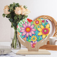 Load image into Gallery viewer, Wooden Flower Diamond Painting Desktop Decorations Butterfly Bedroom Table Decor
