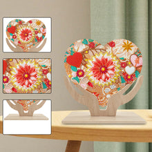 Load image into Gallery viewer, Wooden Flower Diamond Painting Desktop Decorations Butterfly Bedroom Table Decor
